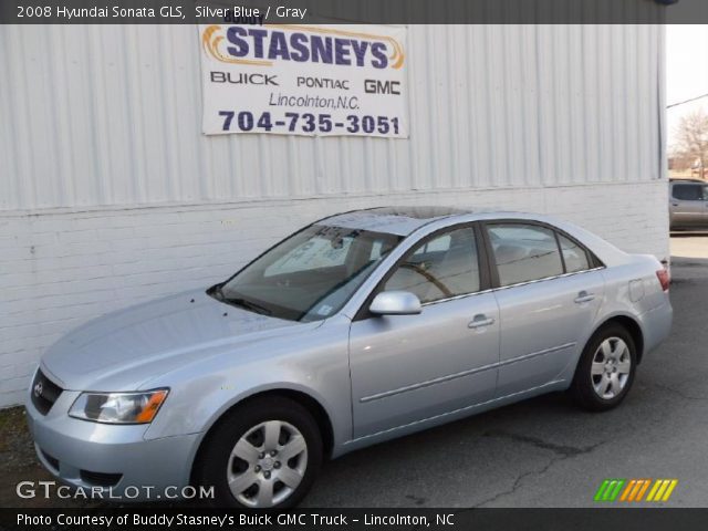 2008 Hyundai Sonata GLS in Silver Blue