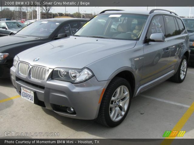 2008 BMW X3 3.0si in Silver Grey Metallic