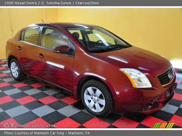 2008 Nissan Sentra 2.0 in Sonoma Sunset