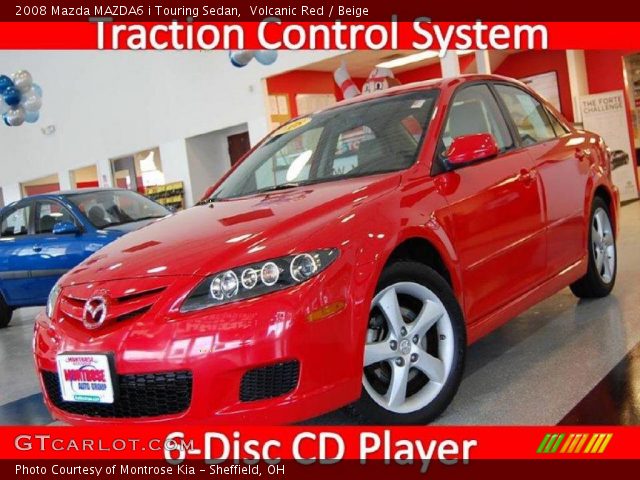 2008 Mazda MAZDA6 i Touring Sedan in Volcanic Red