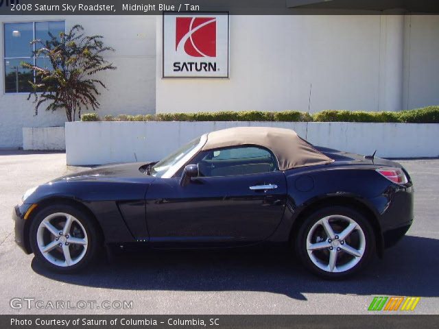 2008 Saturn Sky Roadster in Midnight Blue