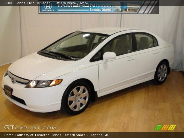 2008 Honda Civic LX Sedan in Taffeta White