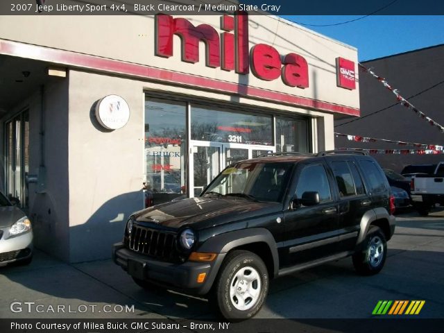 2007 Jeep Liberty Sport 4x4 in Black Clearcoat
