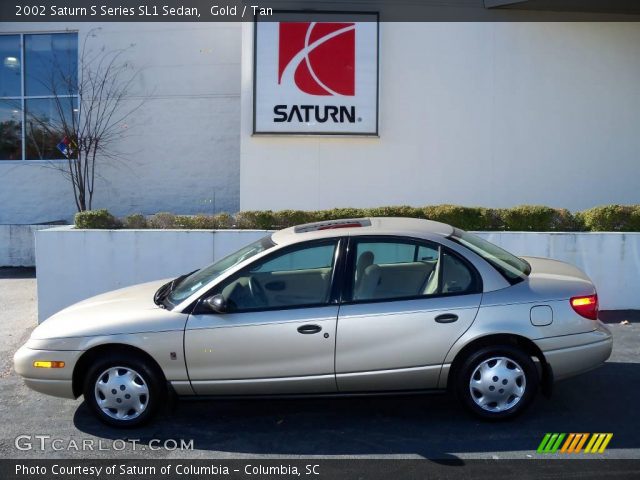 2002 Saturn S Series SL1 Sedan in Gold