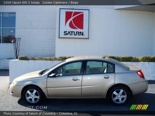 2006 Saturn ION 3 Sedan in Golden Cashmere