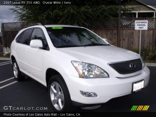 2007 Lexus RX 350 AWD in Crystal White
