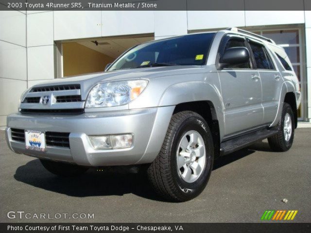 2003 Toyota 4Runner SR5 in Titanium Metallic