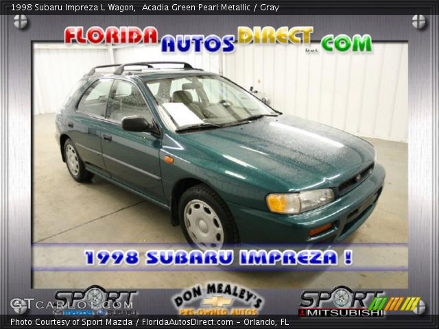 1998 Subaru Impreza L Wagon in Acadia Green Pearl Metallic