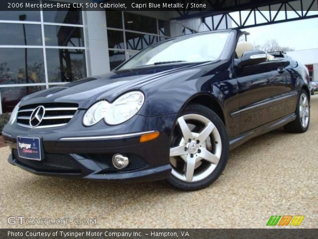 2006 Mercedes-Benz CLK 500 Cabriolet in Capri Blue Metallic