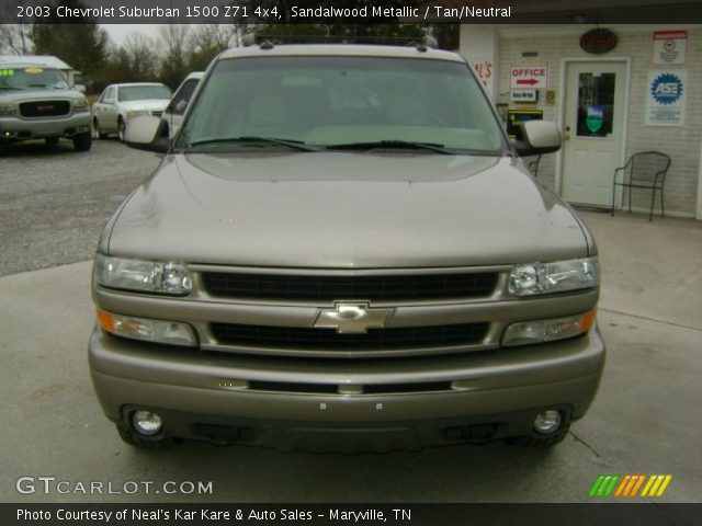 2003 Chevrolet Suburban 1500 Z71 4x4 in Sandalwood Metallic