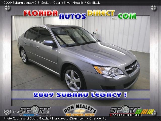 2009 Subaru Legacy 2.5i Sedan in Quartz Silver Metallic