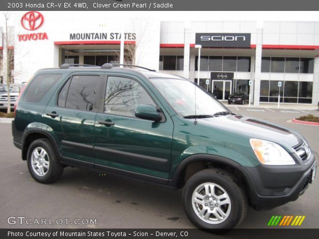 2003 Honda CR-V EX 4WD in Clover Green Pearl