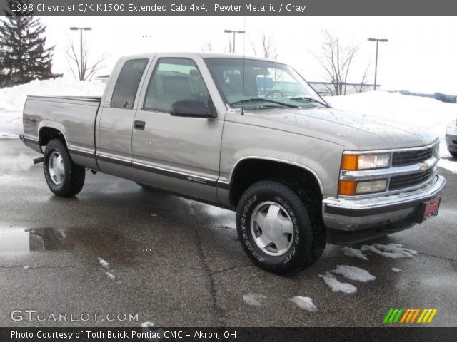 1998 Chevrolet C/K K1500 Extended Cab 4x4 in Pewter Metallic
