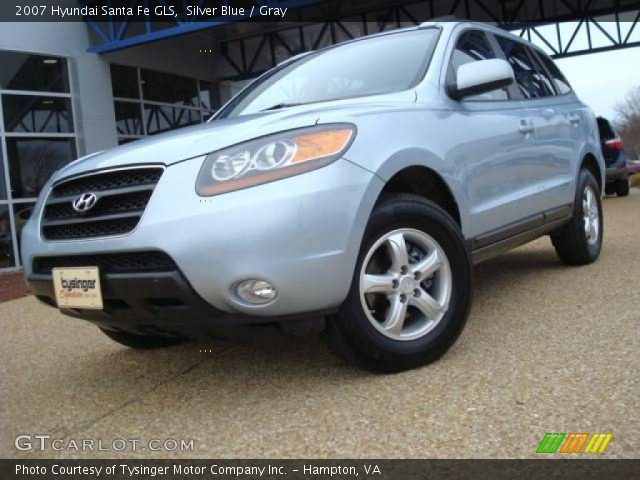 2007 Hyundai Santa Fe GLS in Silver Blue