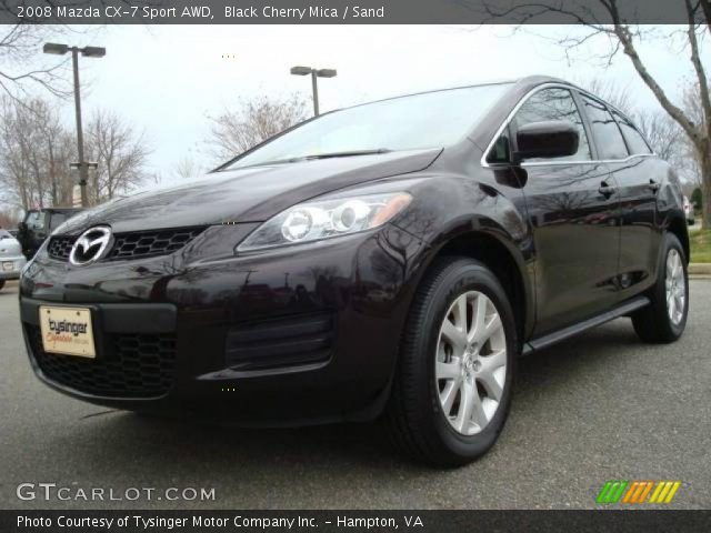 2008 Mazda CX-7 Sport AWD in Black Cherry Mica