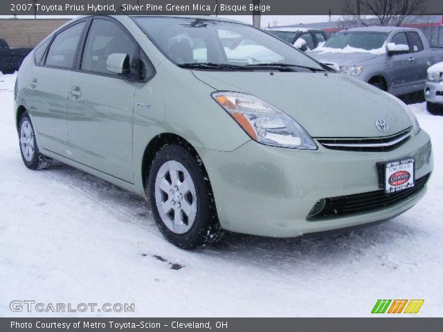 2007 Toyota Prius Hybrid in Silver Pine Green Mica