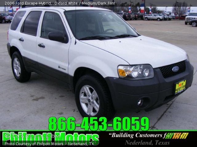 2006 Ford Escape Hybrid in Oxford White