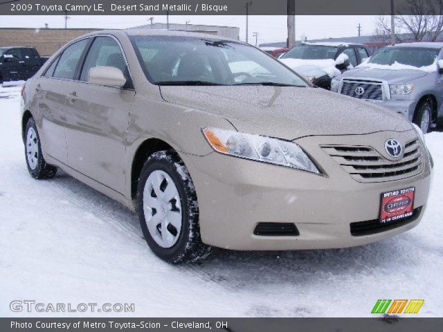 2009 Toyota Camry LE in Desert Sand Metallic