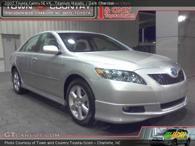 2007 Toyota Camry SE V6 in Titanium Metallic