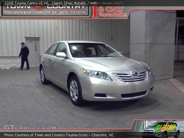 2008 Toyota Camry LE V6 in Classic Silver Metallic