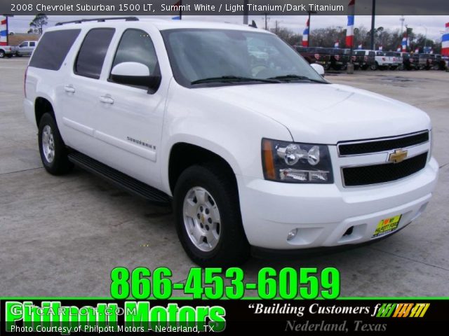 2008 Chevrolet Suburban 1500 LT in Summit White