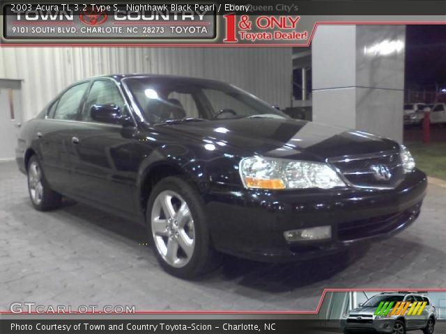2003 Acura TL 3.2 Type S in Nighthawk Black Pearl
