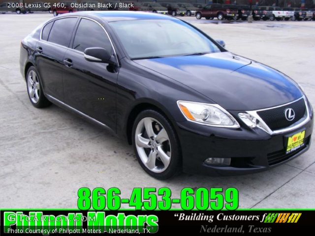 2008 Lexus GS 460 in Obsidian Black