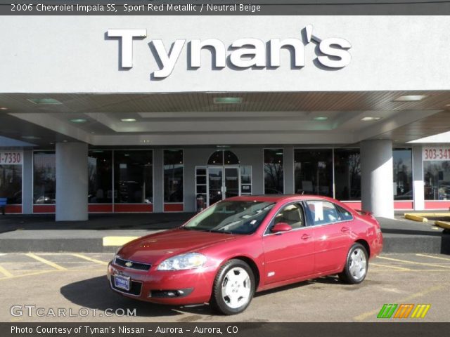 2006 Chevrolet Impala SS in Sport Red Metallic
