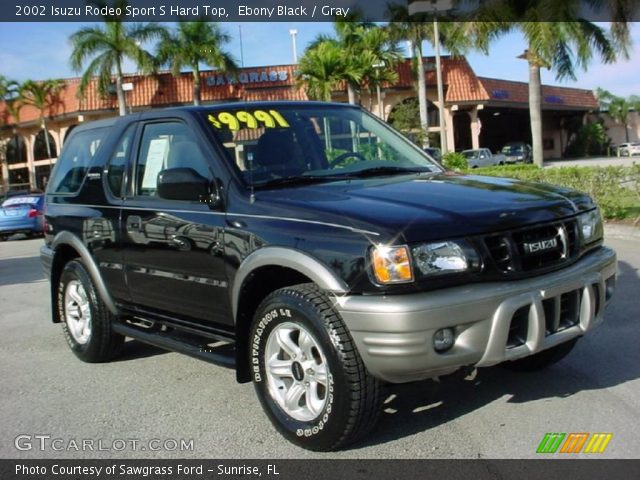 2002 Isuzu Rodeo Sport S Hard Top in Ebony Black