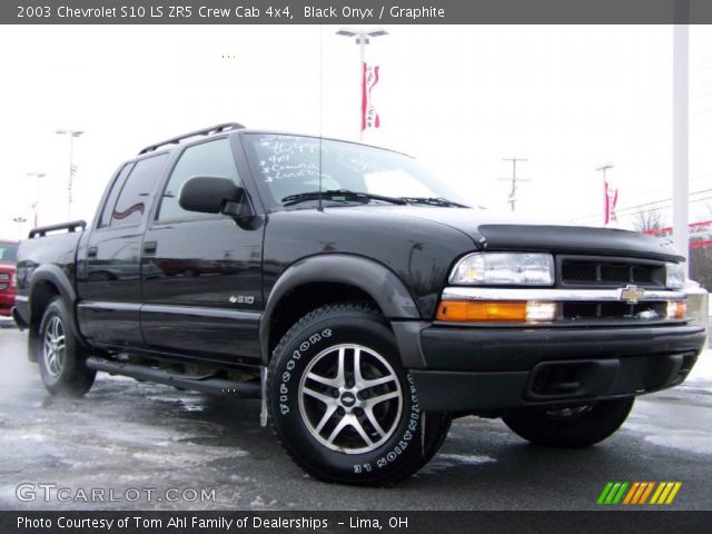 2003 Chevrolet S10 LS ZR5 Crew Cab 4x4 in Black Onyx