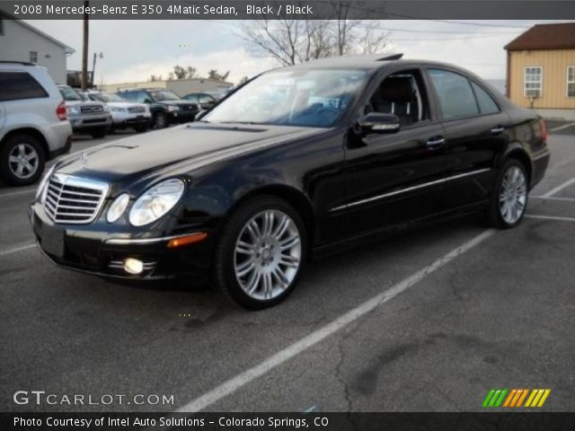 2008 Mercedes-Benz E 350 4Matic Sedan in Black