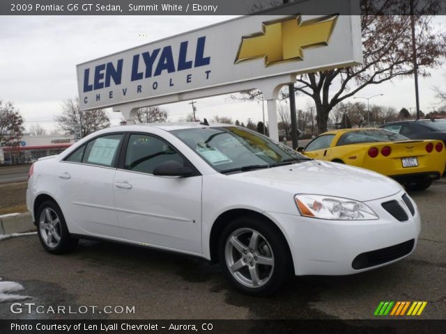 2009 Pontiac G6 GT Sedan in Summit White