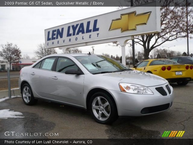 2009 Pontiac G6 GT Sedan in Quicksilver Metallic