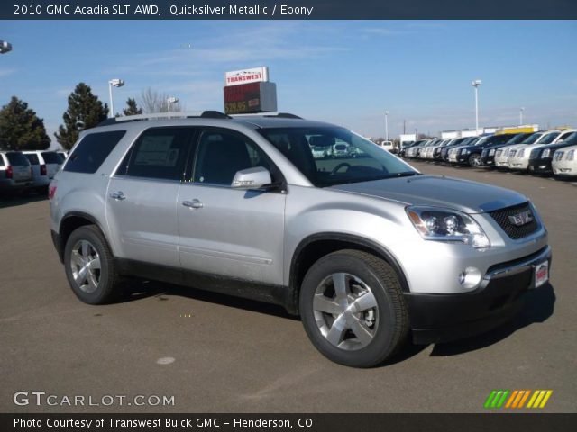 2010 GMC Acadia SLT AWD in Quicksilver Metallic
