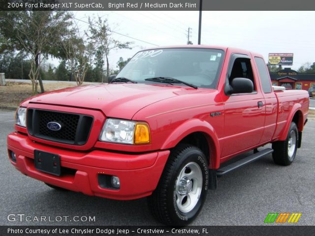 2004 Ford Ranger XLT SuperCab in Bright Red