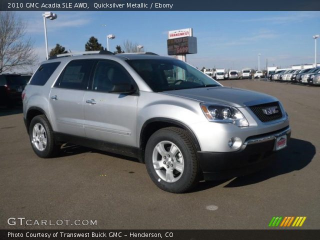 2010 GMC Acadia SLE AWD in Quicksilver Metallic