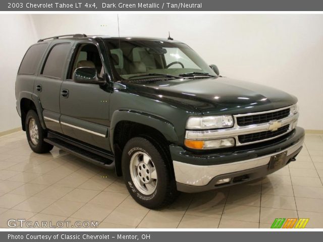 2003 Chevrolet Tahoe LT 4x4 in Dark Green Metallic