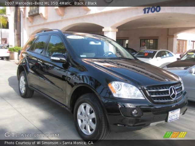 2007 Mercedes-Benz ML 350 4Matic in Black