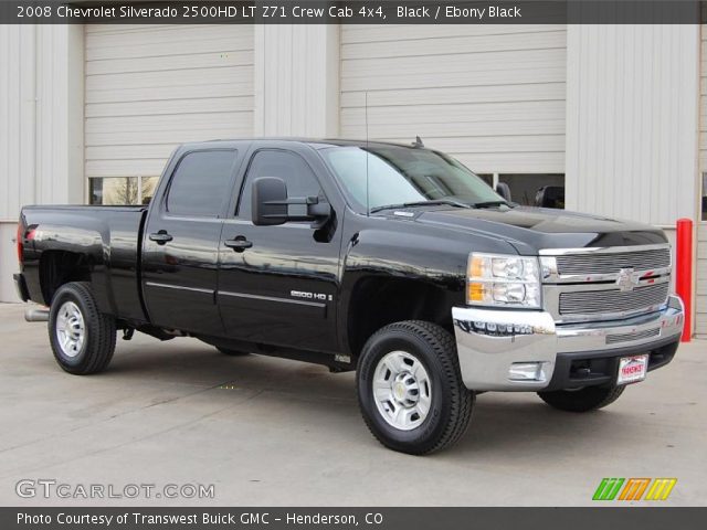 2008 Chevrolet Silverado 2500HD LT Z71 Crew Cab 4x4 in Black
