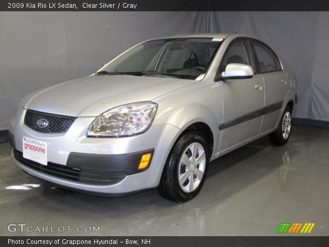2009 Kia Rio LX Sedan in Clear Silver