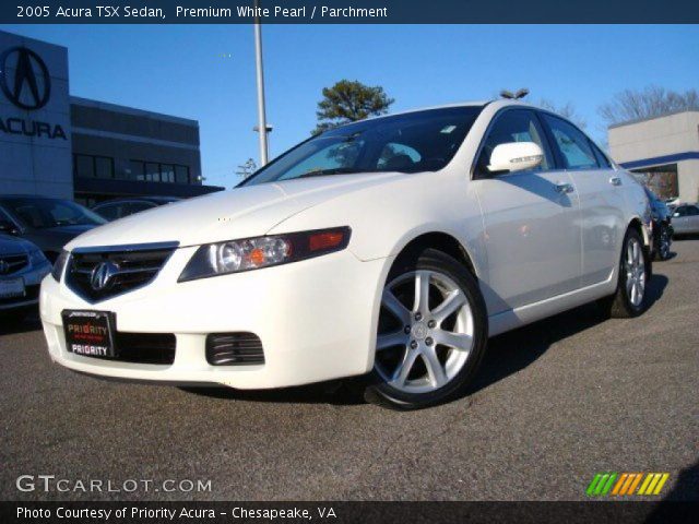 2005 Acura TSX Sedan in Premium White Pearl
