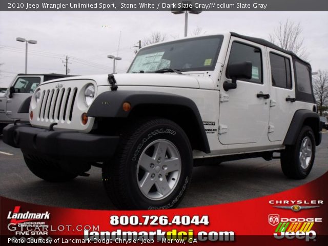 2010 Jeep Wrangler Unlimited Sport in Stone White