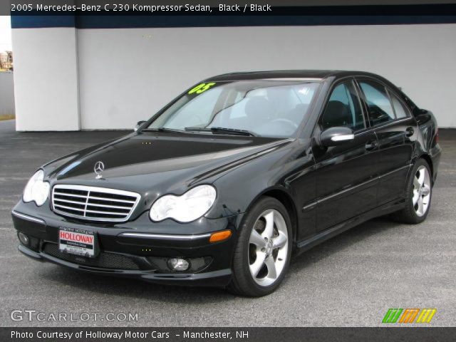 2005 Mercedes-Benz C 230 Kompressor Sedan in Black