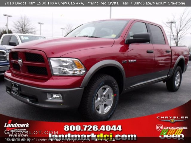 2010 Dodge Ram 1500 TRX4 Crew Cab 4x4 in Inferno Red Crystal Pearl