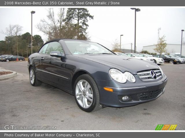 2008 Mercedes-Benz CLK 350 Cabriolet in Steel Grey Metallic