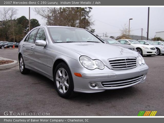 2007 Mercedes-Benz C 280 Luxury in Iridium Silver Metallic