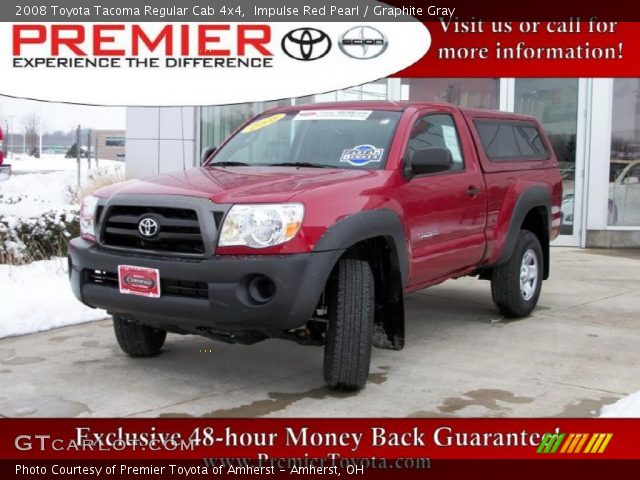 2008 Toyota Tacoma Regular Cab 4x4 in Impulse Red Pearl