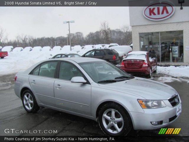 2008 Hyundai Sonata Limited V6 in Bright Silver