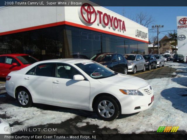 2008 Toyota Camry LE in Super White