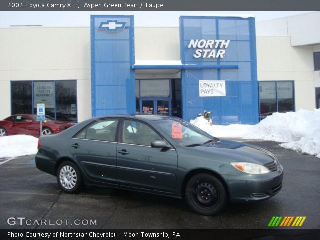 2002 Toyota Camry XLE in Aspen Green Pearl